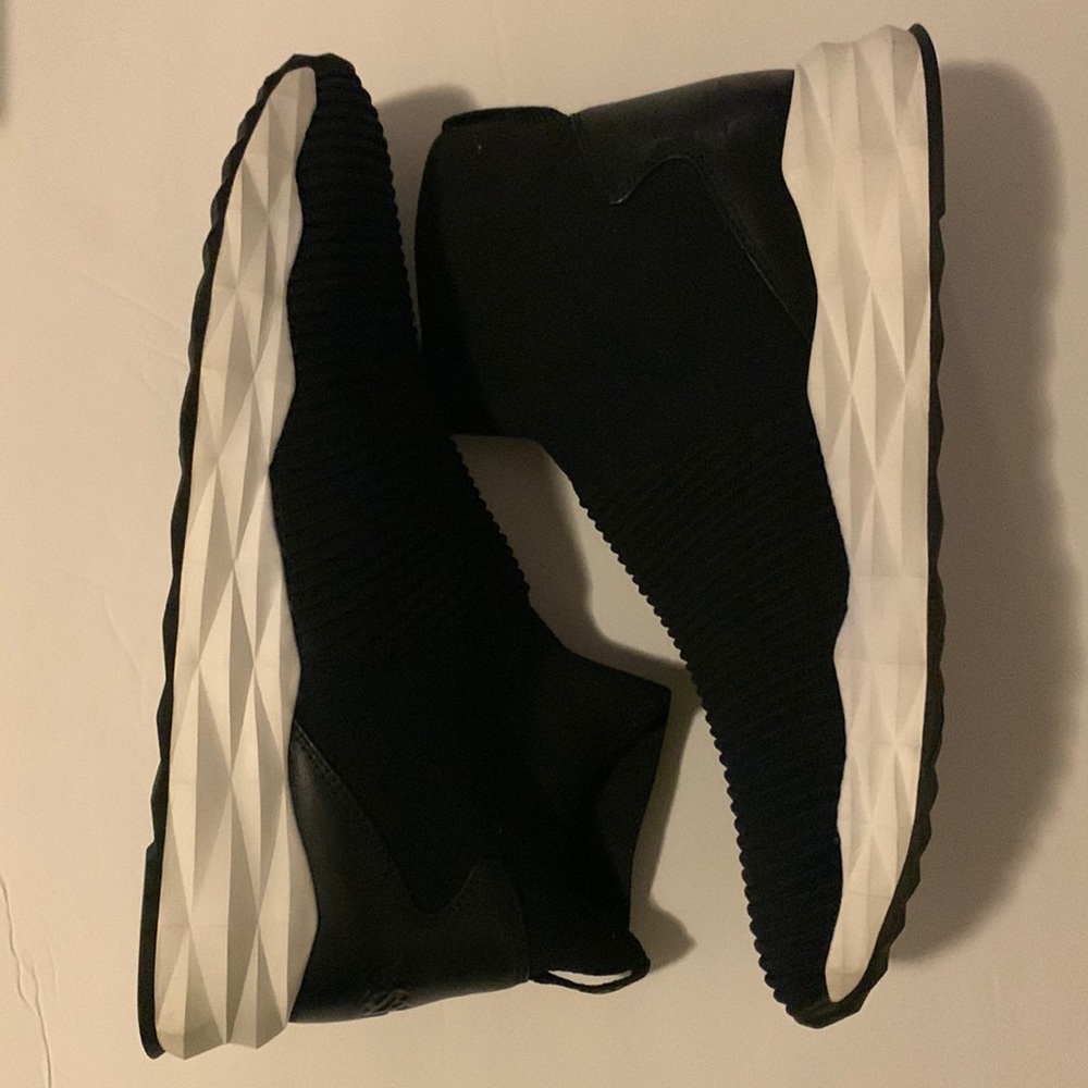 Ash high to sock sneaker navy blue women size 11.
